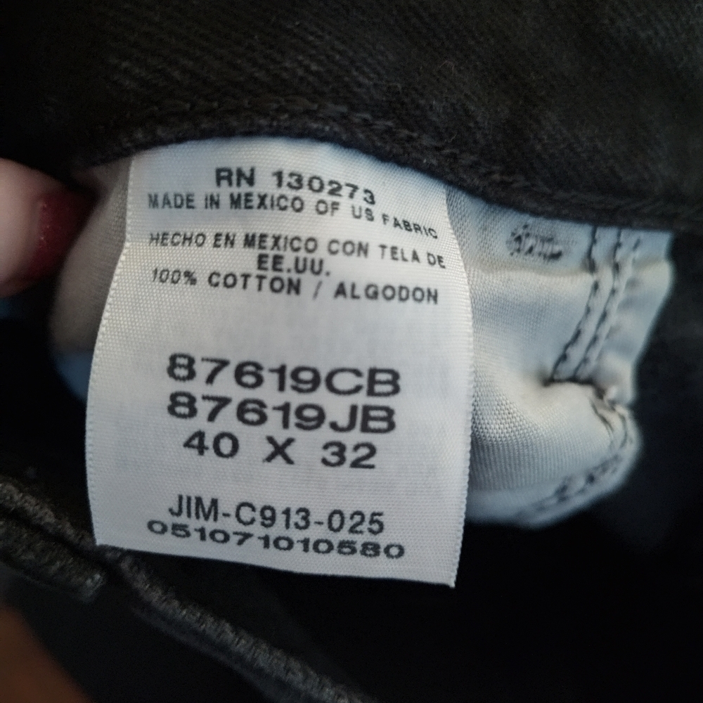 Men's grey Timber Creek pants,size 42/32